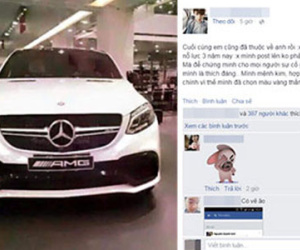 Đây chính là chiếc ô tô "hot" nhất Facebook suốt ngày hôm nay!