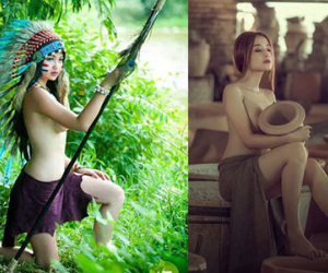 Những cô gái bán nude gây "bão" mạng