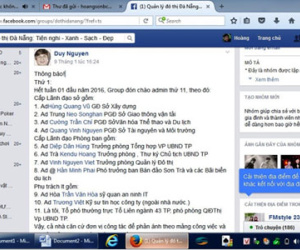 Quản lý đô thị qua... Facebook