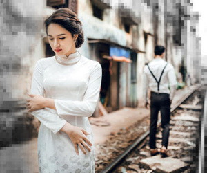 Hương Giang Idol diện áo dài, hóa phụ nữ Hà Nội xưa
