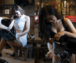 Choáng trước dàn gái xinh, chân dài sửa SH