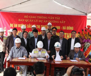 Sắp khai thác thử dự án đường sắt Cát Linh - Hà Đông