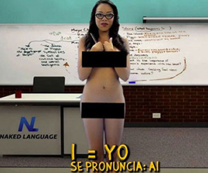 Giáo viên khỏa thân dạy tiếng Anh trên truyền hình