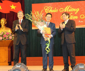 Ông Võ Văn Thưởng nhậm chức Trưởng ban Tuyên giáo Trung ương