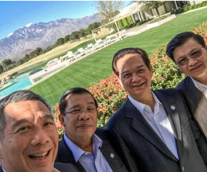 Thủ tướng Singapore và Việt Nam cùng chụp selfie