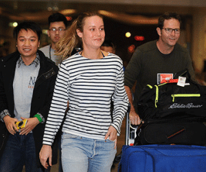 Brie Larson, Samuel L. Jackson và đoàn phim "King Kong 2" tới Hà Nội