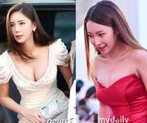 Dàn mỹ nhân Hàn khoe ngực táo bạo trên thảm đỏ