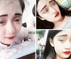 Thiếu nữ khoe lông mày kẻ ngang khiến dân mạng cười té ghế