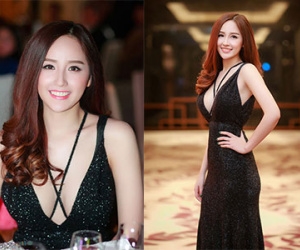 Mai Phương Thúy quá nóng bỏng đi phát lì xì đầu năm