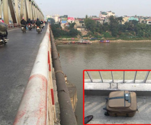 Hà Nội: Người phụ nữ để lại balô rồi nhảy cầu Chương Dương tự tử