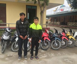 Bắt 2 kẻ cầm đầu nhóm gây ra 20 vụ trộm xe máy
