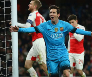 Messi lập cú đúp, Barca thắng Arsenal tại Emirates