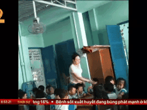 Bức xúc với clip giáo viên mầm non tát, dùng muỗng inox đánh vào đầu trẻ