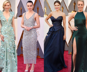 "Bóc mác" xiêm y lộng lẫy của dàn sao ngợp trời trên thảm đỏ Oscar 2016