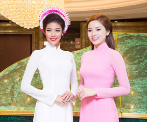 Hoa hậu Lan Khuê được chọn là "Đại sứ Áo dài Quốc tế"