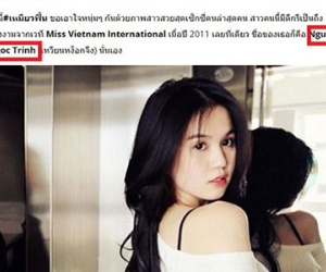 Chết cười khi báo Thái nhầm lẫn về Ngọc Trinh