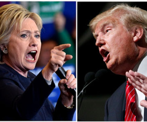 Clinton, Trump thắng lớn trong ngày 12 bang cùng bầu cử