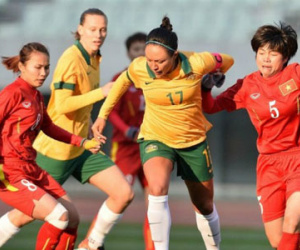 Tuyển nữ Việt Nam nhận chín bàn thua trước Australia