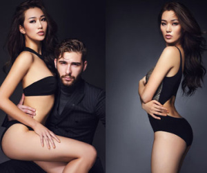 Khánh My mặc nội y quấn quýt bạn nhảy