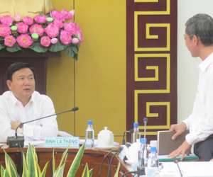 Ông Đinh La Thăng: "Nhà dân sập thì mấy lãnh đạo cũng sập"