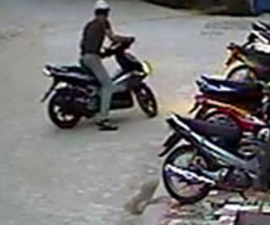 Trộm xe rồi gắn biển số giả tặng bạn gái