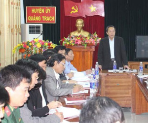 Bí thư Tỉnh ủy Quảng Bình yêu cầu cách chức ngay một lãnh đạo xã