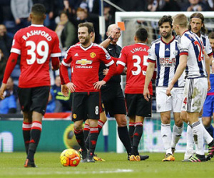 Mata bị đuổi, Man Utd ôm hận trước West Brom