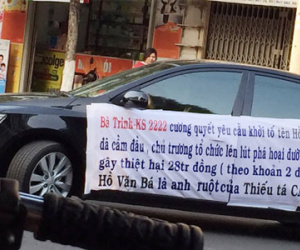 Bà chủ khách sạn "bêu tên cán bộ" có thể bị xử lý hình sự