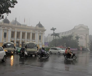 Bắc bộ chìm trong giá rét kèm mưa rải rác