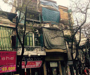 Căn hộ tập thể cũ phố cổ giá gần 600 triệu/m2