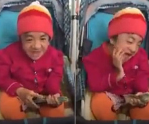 Clip: Cô bé ngồi xe lăn nói chuyện cực duyên khiến dân mạng đổ gục