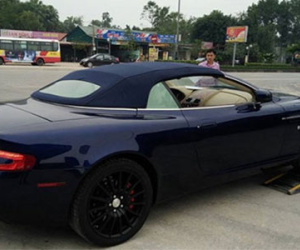 Siêu xe Aston Martin biển 80NN bị Công an Hà Tĩnh tạm giữ