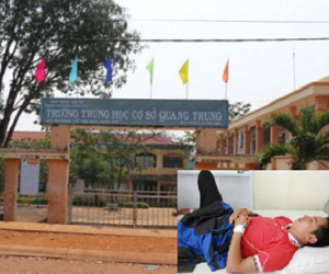 Tin tức mới nhất về vụ thiếu tá công an mang súng vào trường "xử" giáo viên