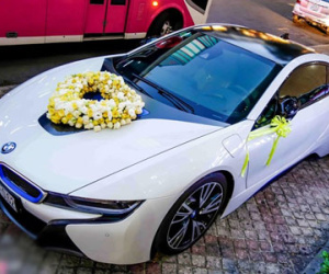 BMW i8 dùng làm xe hoa ở Sài Gòn