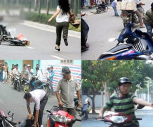Đè nạn nhân xuống bóp cổ, quyết tâm cướp tài sản đến cùng