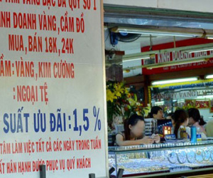 Cẩn thận vay tiền ở tiệm vàng
