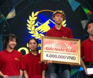 Cô bé "ống nghiệm" Lan Thy về đích thứ 3 trong Đường lên đỉnh Olympia