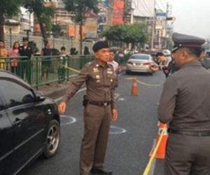 Xả súng trên đường phố Bangkok, một người nguy kịch