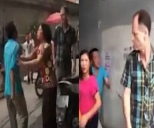 Clip: Chứng kiến cảnh chồng đánh vợ, ông Tây lao vào can ngăn