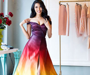 Váy Lan Khuê tại Miss World là "Trang phục dạ hội đẹp nhất 2015"