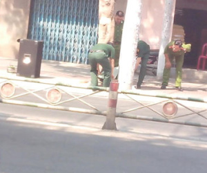 Phát hiện vật nghi là vật liệu nổ nguy hiểm trên đường Lý Thường Kiệt