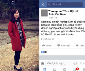 Tốt nghiệp đại học bằng giỏi, nữ sinh đòi xin việc lương 15 triệu/tháng