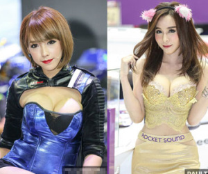 Ngắm dàn chân dài khuấy động Bangkok Motor Show 2016