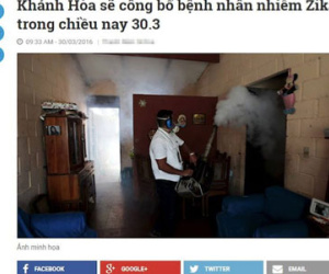 Bộ Y tế phủ nhận 4 ca nhiễm Zika tại Khánh Hòa