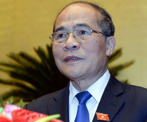 Quốc hội đồng ý để ông Nguyễn Sinh Hùng thôi chức
