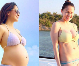 Mỹ nhân Philippines vui vì không rạn da bụng sau sinh