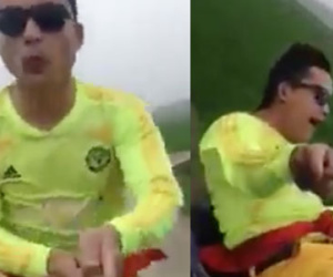Trai Thanh Hoá chơi ngông: Lái xe bằng chân, quay clip "tự sướng"