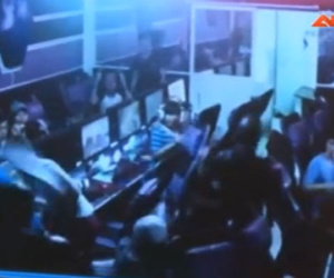 Clip: 12 côn đồ vác mã tấu truy sát “nhầm” ở quán net