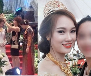 Nam Định: Xôn xao đám cưới cô dâu đội vương miện gần 4 tỷ, xe dâu chục tỷ