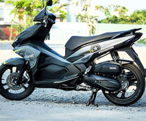 Honda Air Blade 2016 sơn tem đấu màu xám Lamborghini